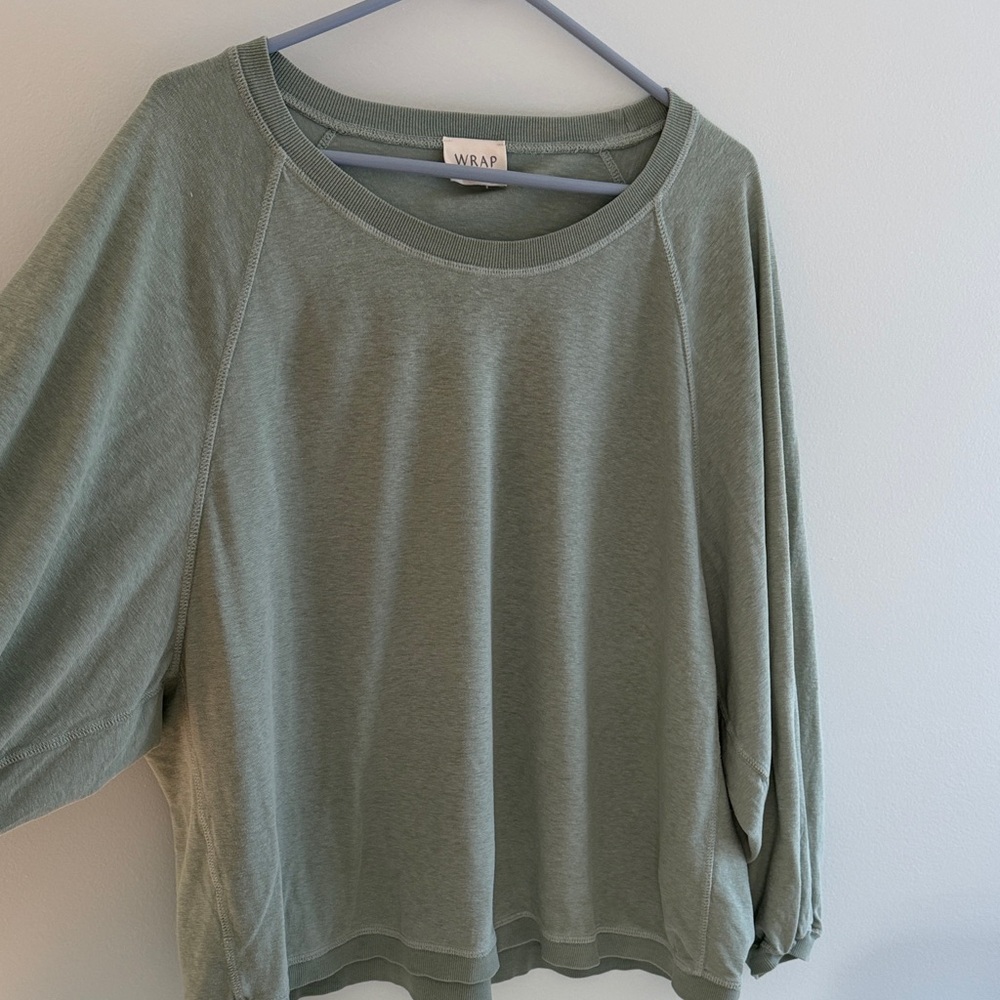 Women's Wrap London Green Top
